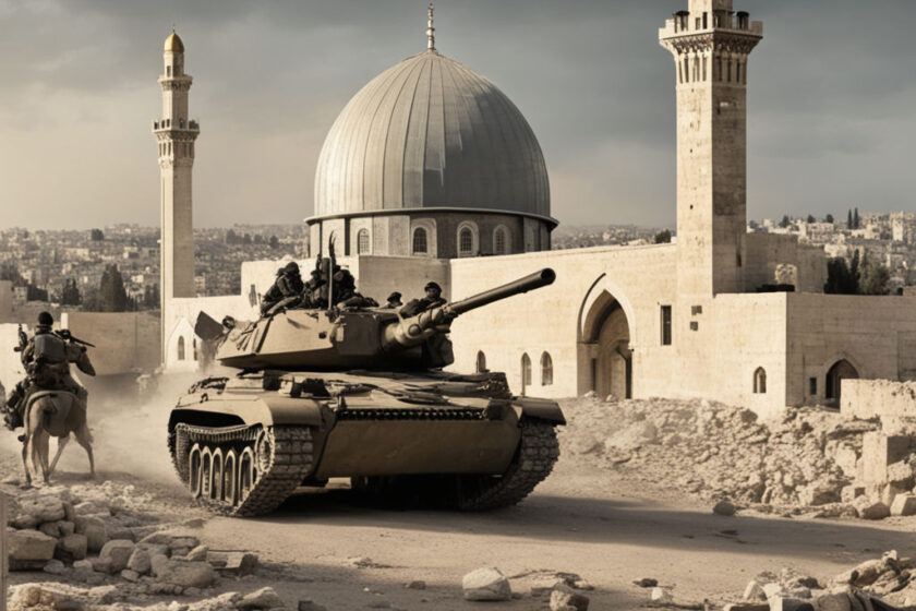 Al-Aqsa Mosque under attack by IDF