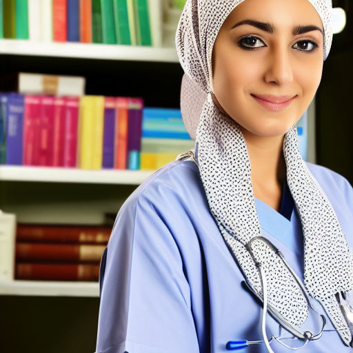 Beautiful young Muslim Doctor