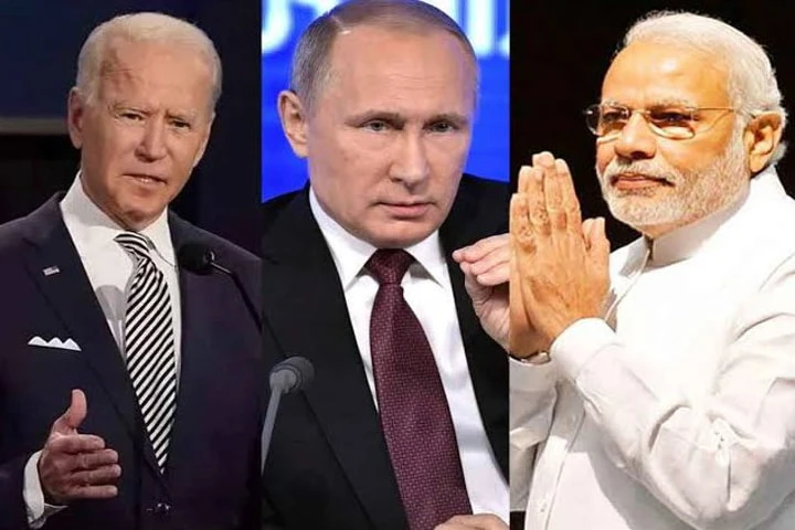 Modi handling of Putin and Biden